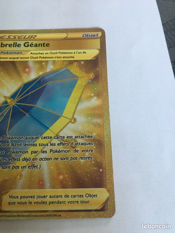 big parasol pokemon card gold Pokemon - Big Parasol - 199/189 - Darkness Ablaze - Full Art main image 0