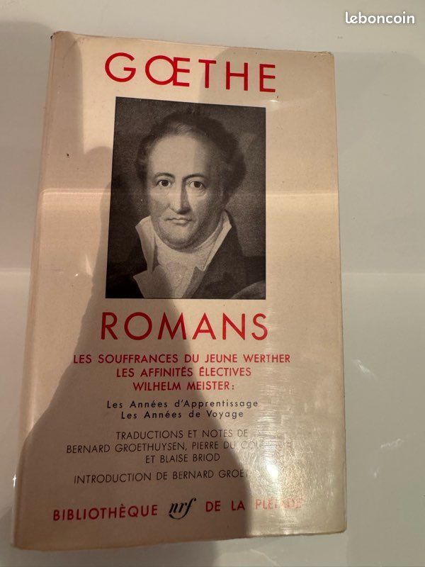 Goethe Bibliothèque de la Pléiade – 2 volumes (Théâtre + Romans) avec jaquettes (image 1)