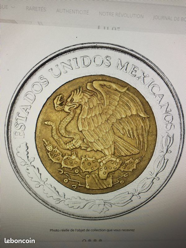 Numismatique du MEXIQUE " 5 pièces de monnaie " (image 7)