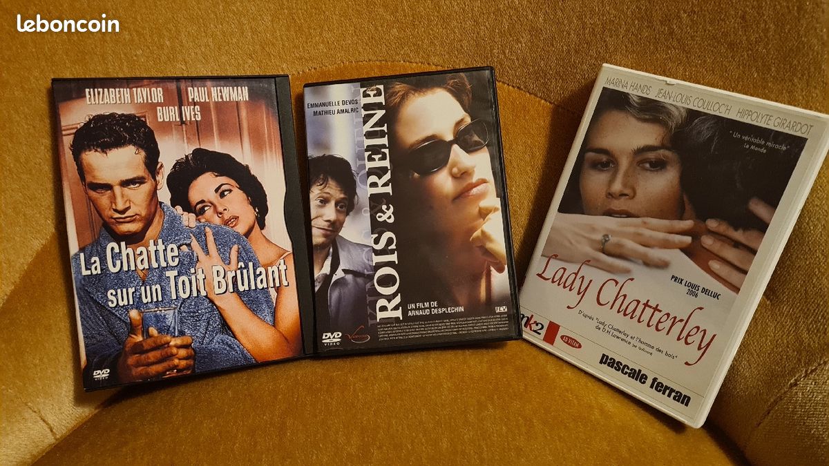 3 film en DVD originaux 