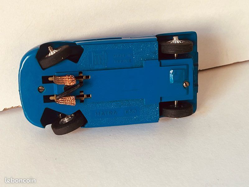 Jouef 3662 - Matra F1 Bleue Clair N°50 & 2 Frotteurs - Modélisme