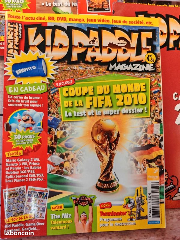 Lot de 4 revues, BD Kid Paddle (image 2)
