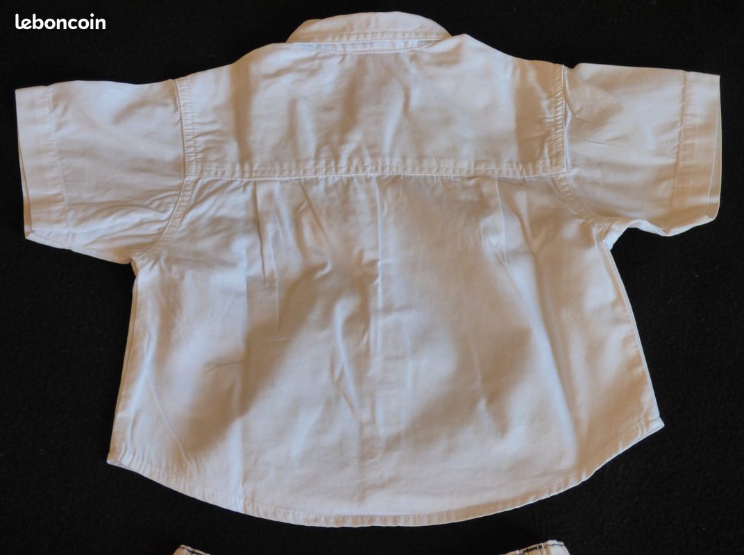 Chemise manches courtes (taille 6mois) (image 3)