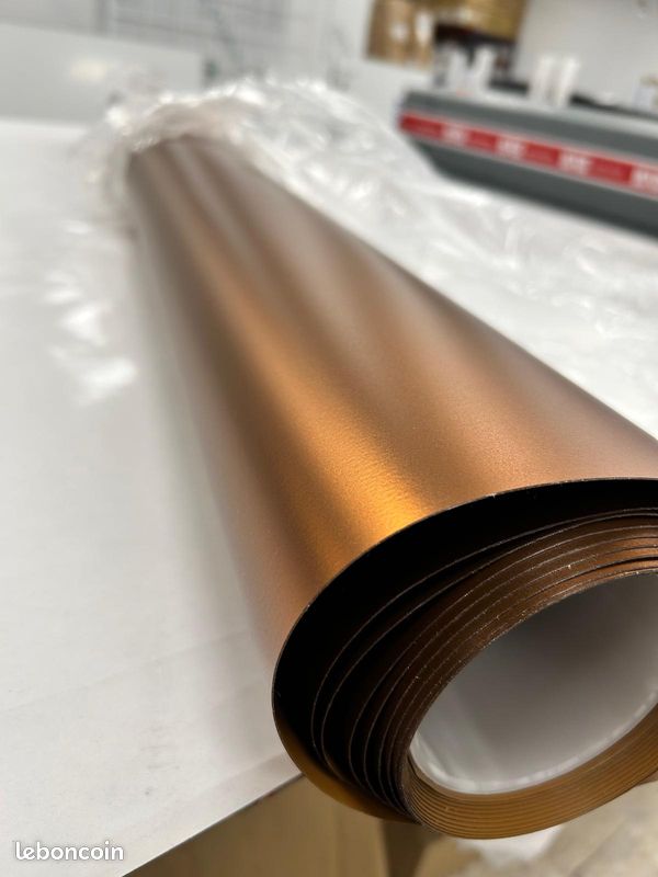 4X (2 Rouleaux (36 Yards) Adhésif En Feuille Cuivre Avec