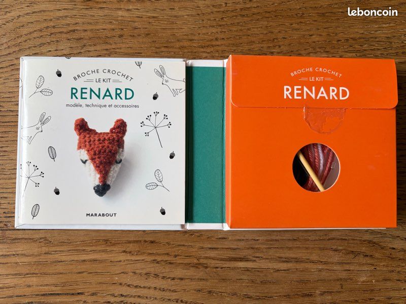 Broche « renard » en crochet (image 3)
