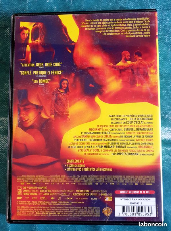 DVD Grave (de Julia Ducournau) (image 2)