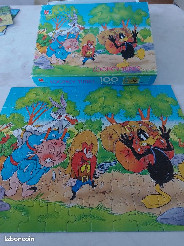 Puzzle MB Loobey Tunes 100 pièces (image 1)