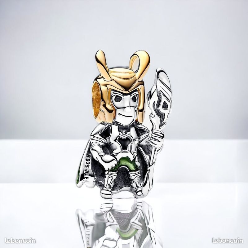 Charm Loki - Avenger - Argent S925 (image 1)