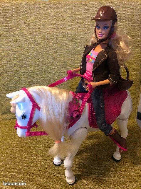 BARBIE cavalière avec cheval (image 1)