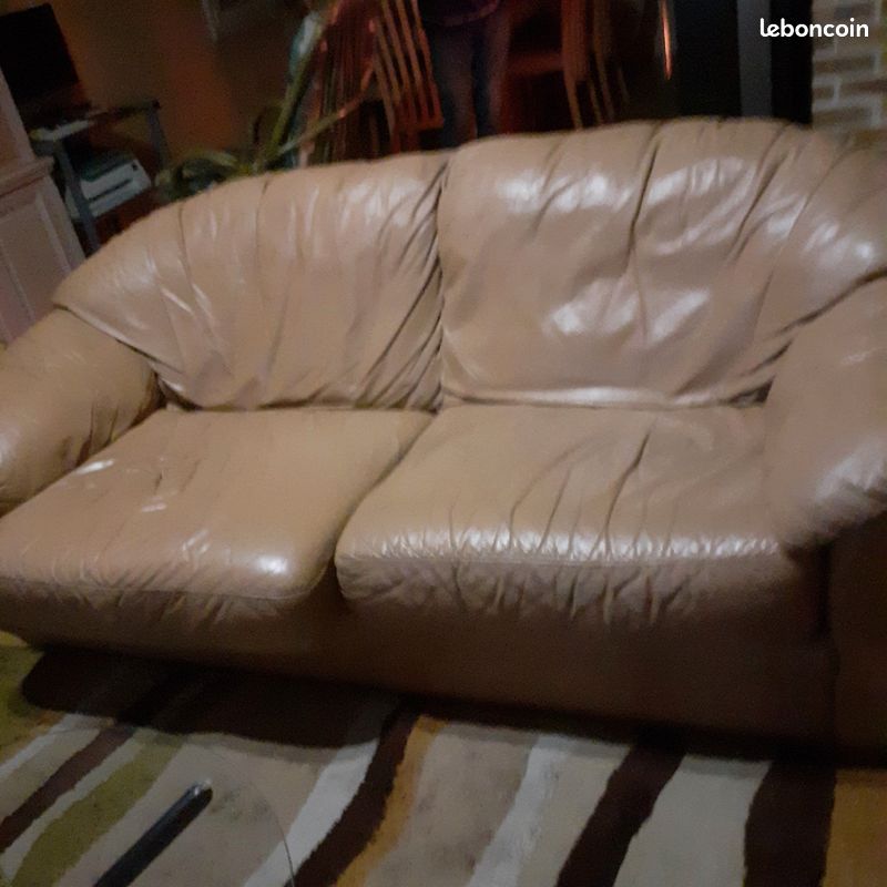 Canape cuir (image 1)