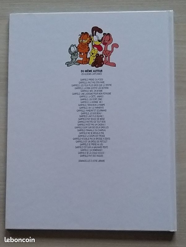 Bande dessinée "gardfield se jette à l'eau " neuve (image 3)