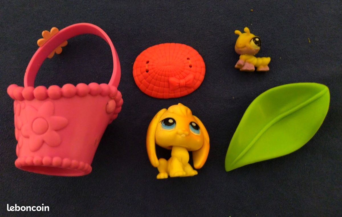 Littlest Pet Shop " Lapin dans son panier" - Hasbro 2004 Complet (image 2)