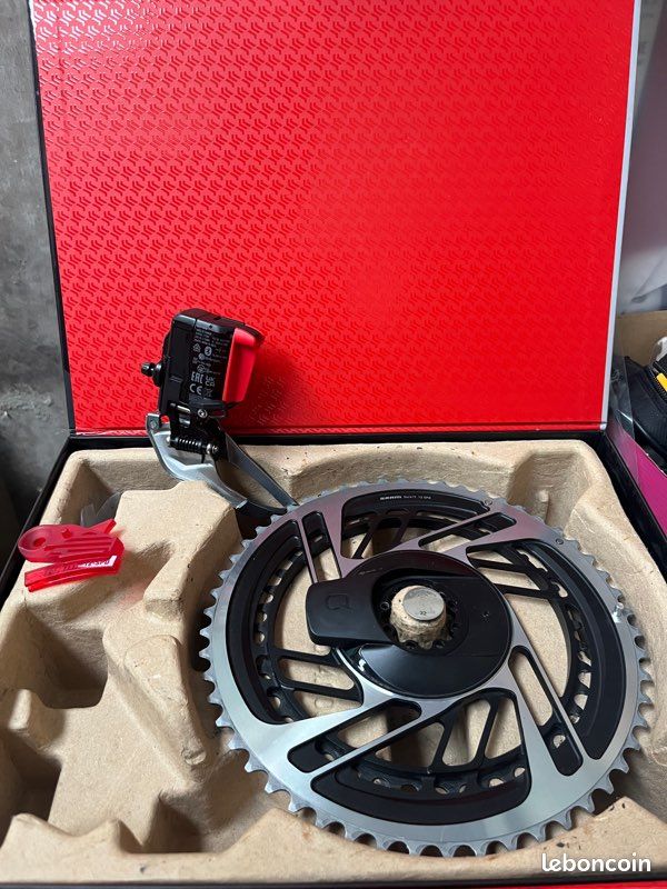 Plateau Araignée Compteur De Puissance Quarq SRAM Rouge – AXS 12 Vitesses 46/33 – Occasion