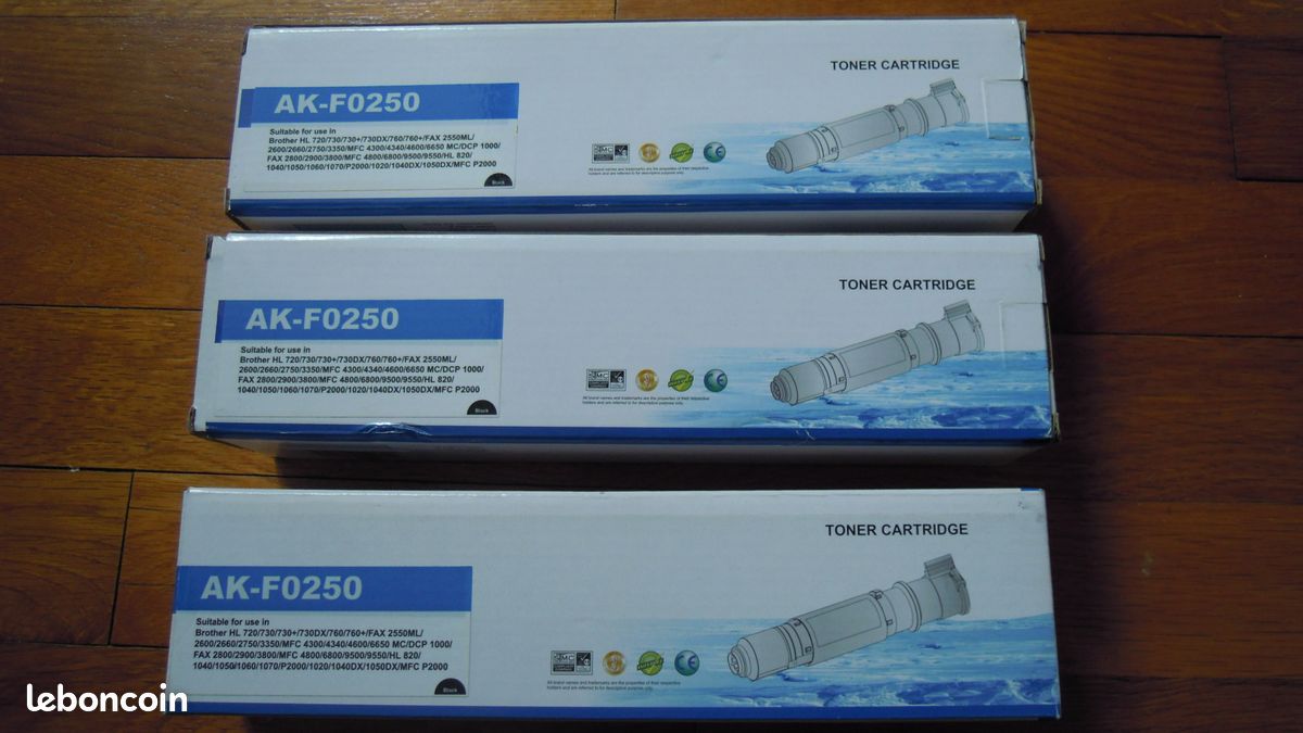 3 Cartouches de toner encre noire (image 1)