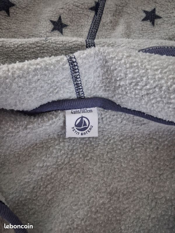 Robe de chambre Petit Bateau - 4 ans (image 2)