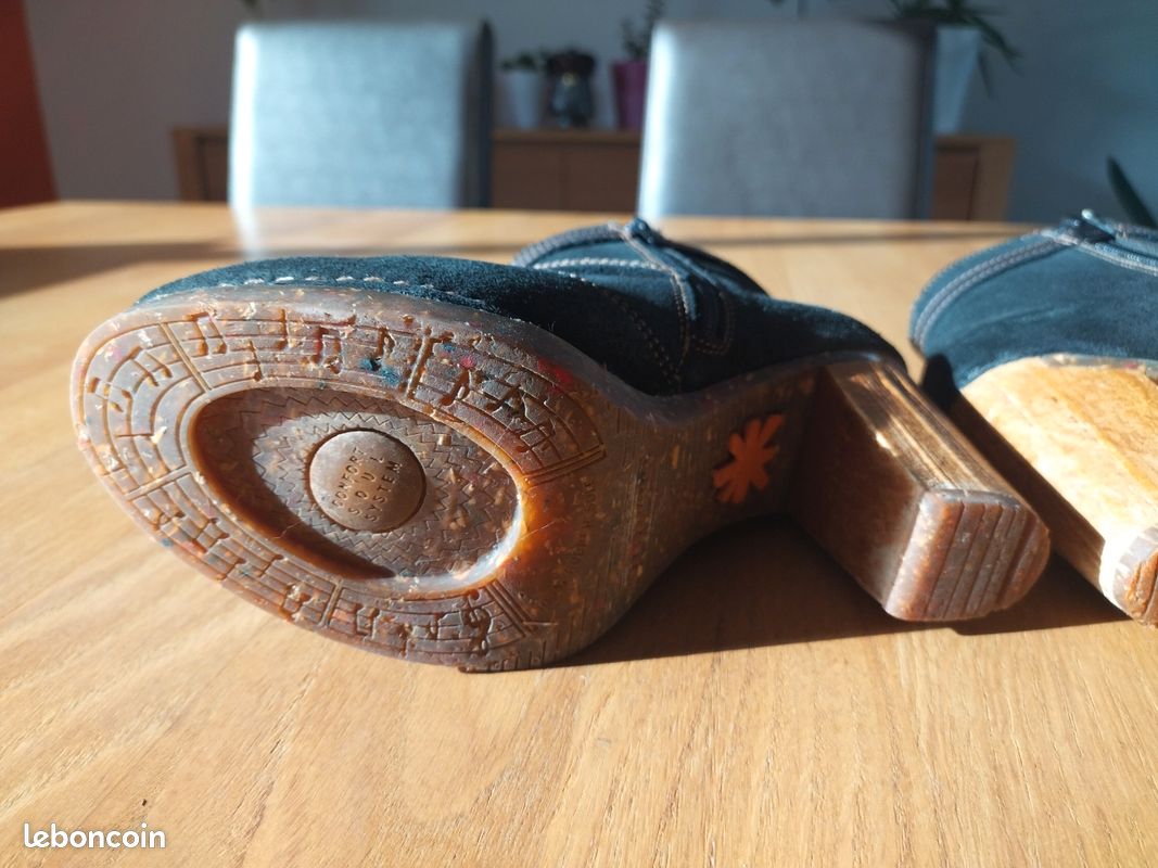 Chaussures The Art Compagny marron talon 9 cm (image 7)