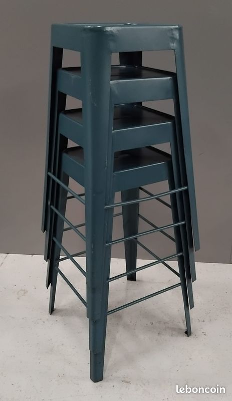 Lot de 4 tabourets empilables (image 4)