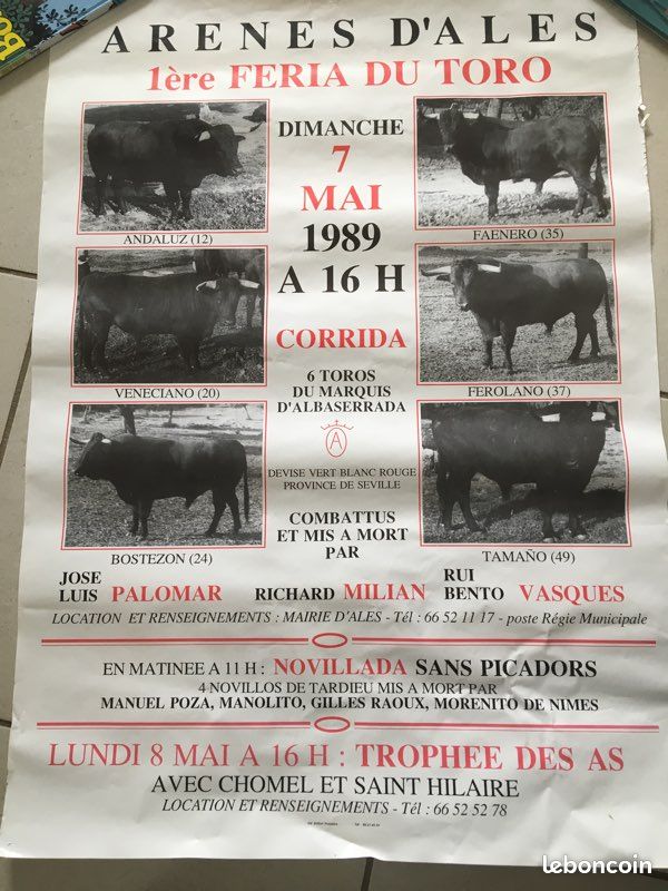 Arènes d’Ales Feria 1989 (image 1)
