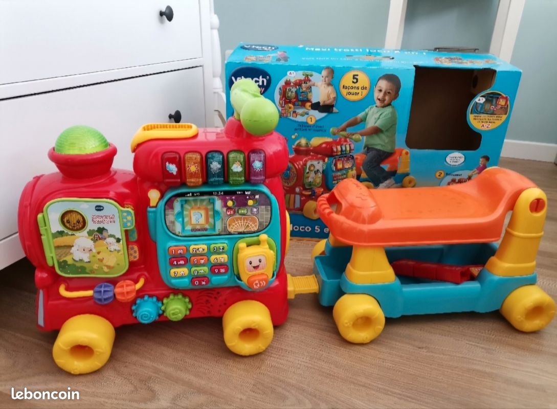 Vtech porteur Maxi trotti Loco 5 en 1 (image 1)