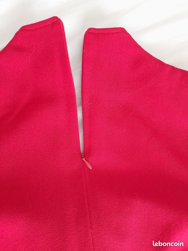 Robe rouge Geneviève TARKA (image 4)