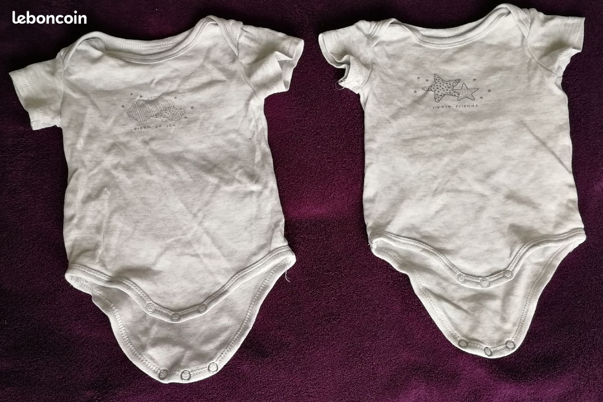 Lot bébé 6 mois bodies vêtements (image 1)