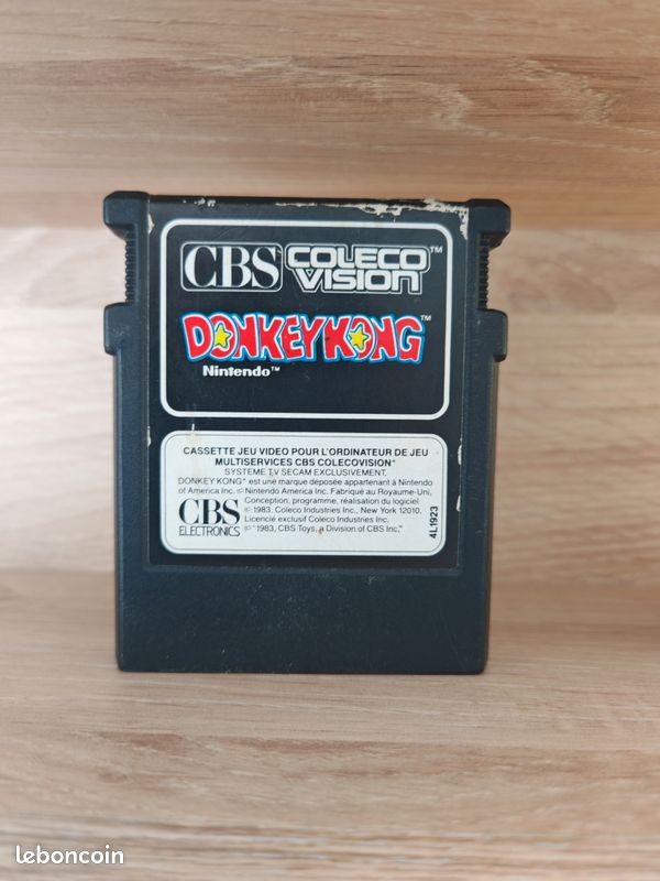 Jeu Donkey Kong ColecoVision - Cartouche 4L1923 - 1983 Bon état Avec Instructions