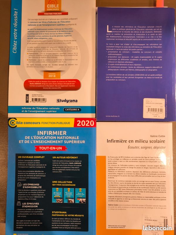 Lot livre infirmier éducation nationale (image 2)