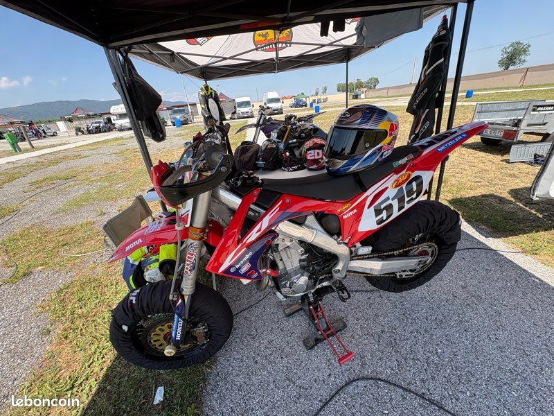 CRF 450 supermotard/piste (image 1)