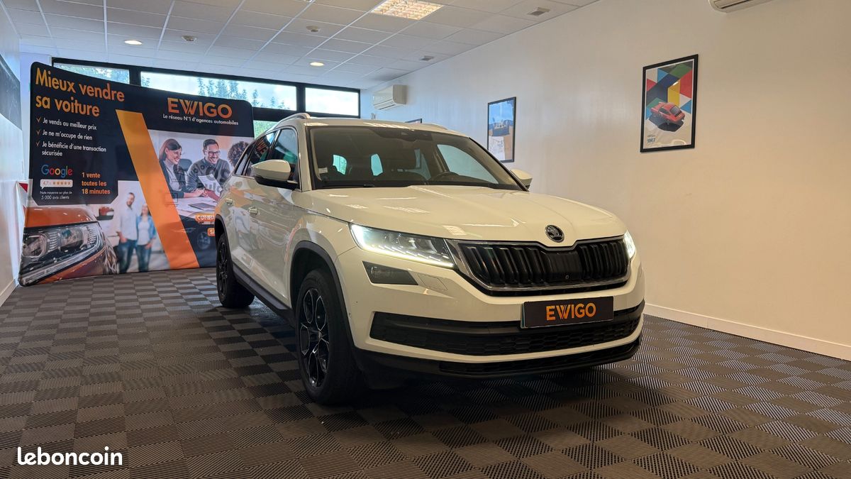 Skoda kodiaq 2.0 tdi 150 scr active 4x2 dsg bva + crochet d'attelage + camera 360 + 4 pneus (image 13)