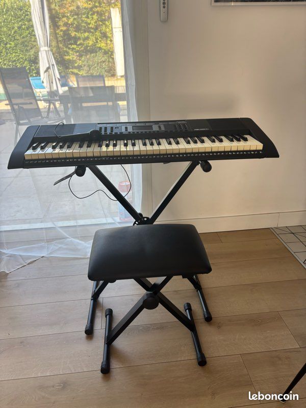 Piano Clavier Alesis Melody 61 – ensemble complet (image 1)