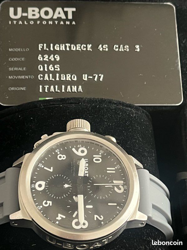 U-BOAT Italo Fontana Flightdeck 45 CAS 3 – Réf. 6249 – Full Set montre (image 9)