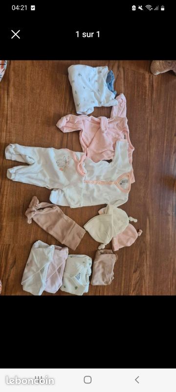Vêtements bébé fille prématurité (image 1)