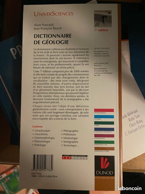 Dictionnaire de Géologie (image 3)