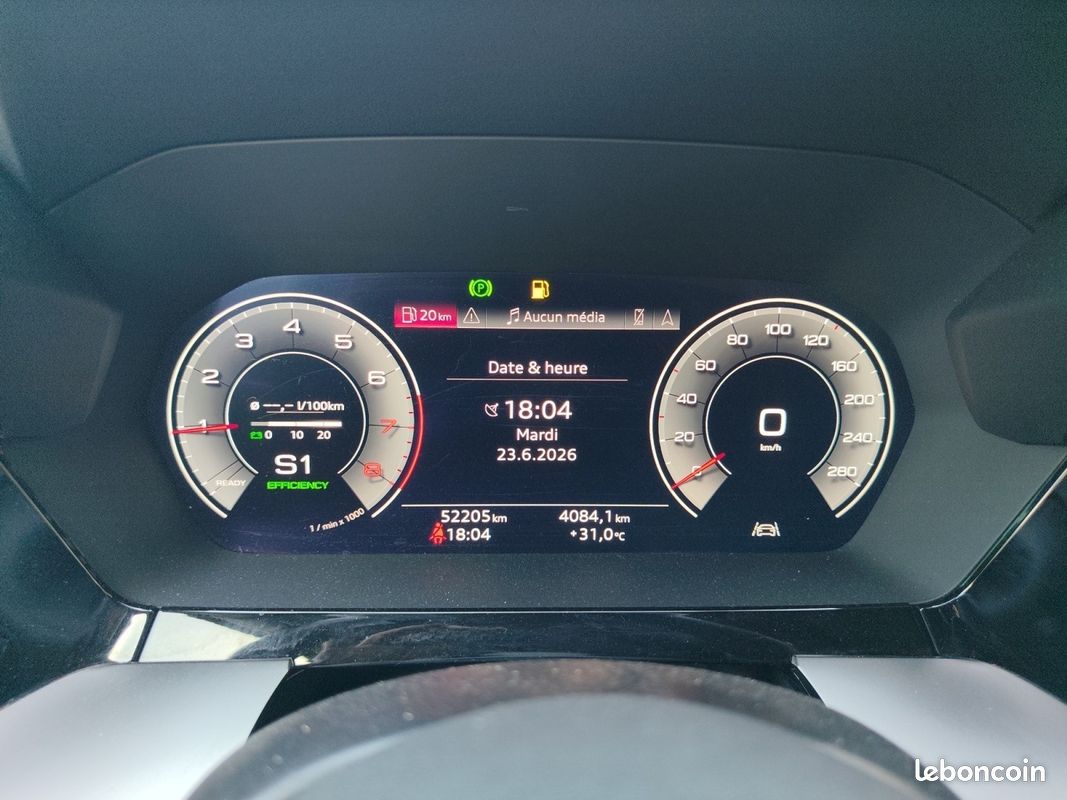 AUDI A3 SPORTBACK 35 TFSI Mild Hybrid 150 Design Luxe - Virtual Cockpit - CarPlay - Clim Bizone - Garantie 12 Mois (image 14)