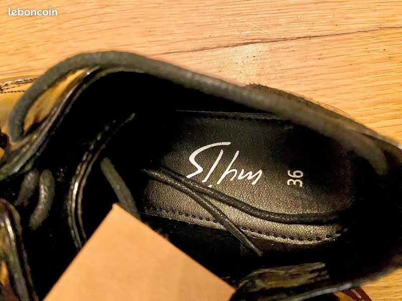 Mocassin noir femme taille 36 (image 3)