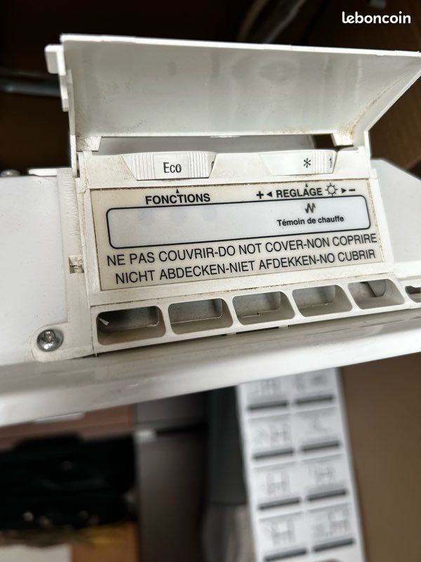 Lot de 5 radiateurs électriques marque Noirot en très bon état (image 3)