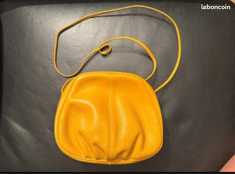 Sac à Main Vintage Xavier Danaud Paris - Dimensions 23x18x4 Cm, Couleur Noir, Occasion Avec Traces D'usage
