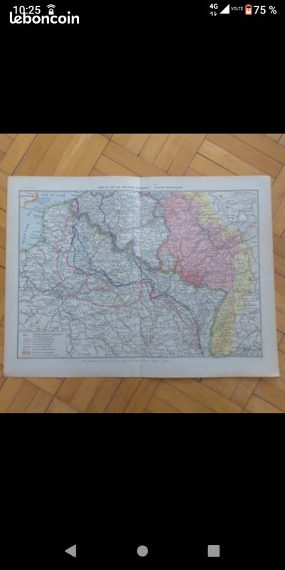 Carte la grande guerre front français planisphère Larousse (image 2)