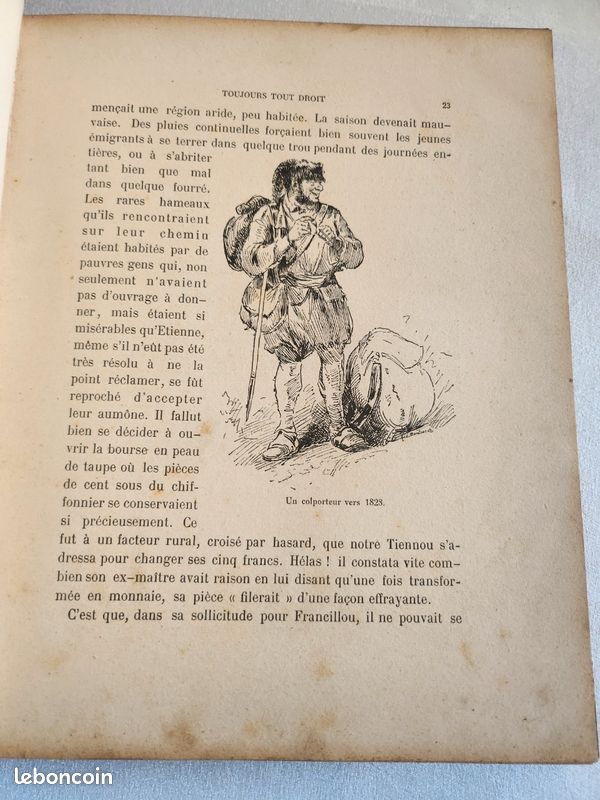 Livre ancien "toujours tout droit " (image 8)