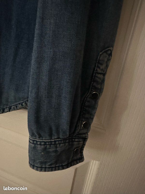 Chemise en jeans bleu The Kooples très bon état taille M (image 3)
