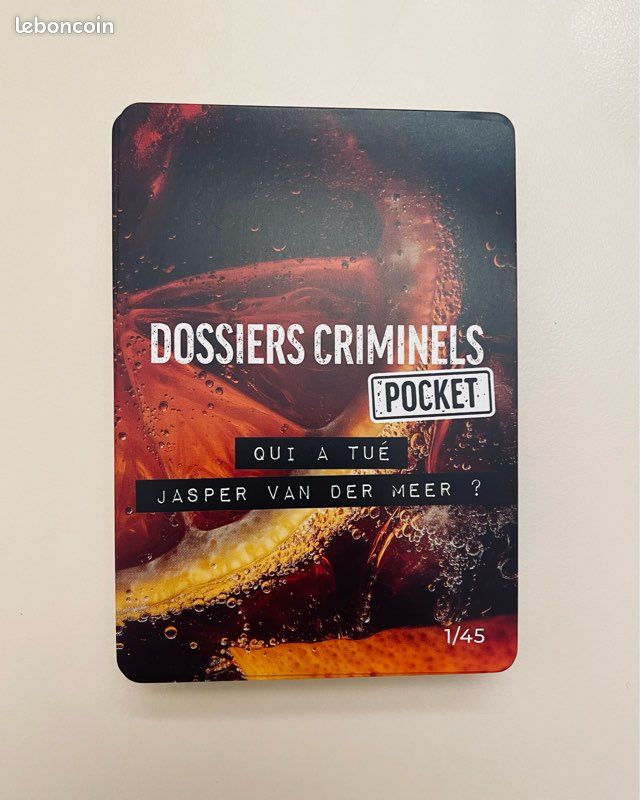 Dossier criminel pocket Qui a tué Jasper? Jeu d’enquête (image 4)