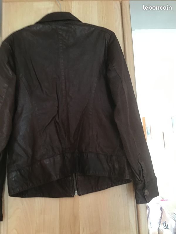 Blouson cuir véritable .Taille 44slim (image 2)