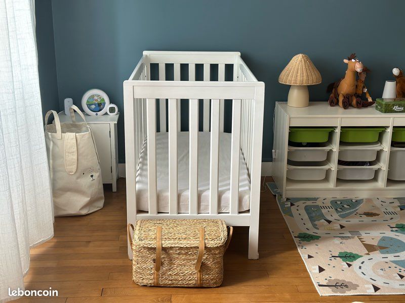 Lit bébé en bois adaptable 3 niveaux (image 2)