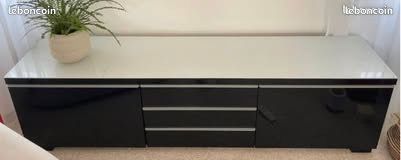 Meuble tv besta burs ikea noir (image 1)