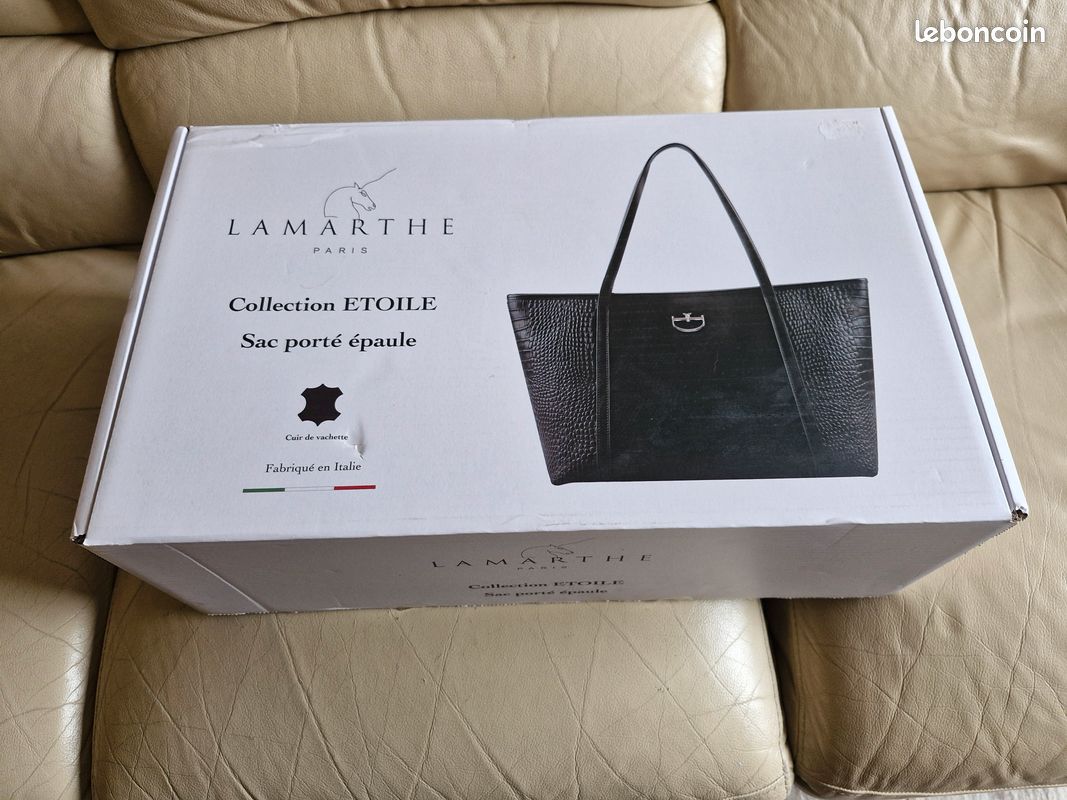 épaule Sac Lamarthe Paris Lamarthe PARIS Sac Bandoulière Marron