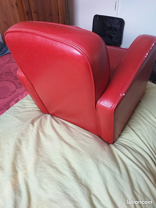 Fauteuil rouge enfant (image 5)