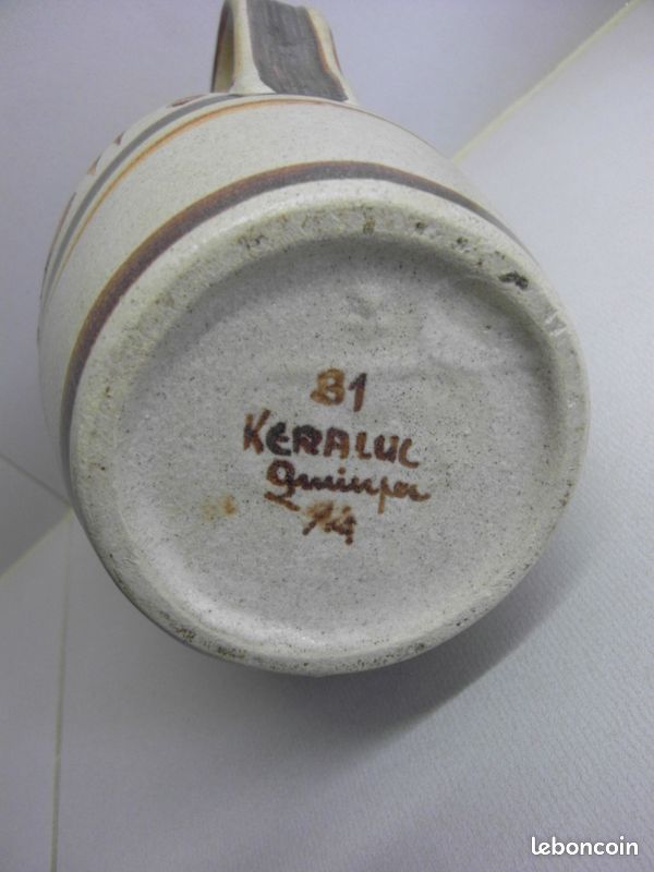 Keraluc Quimper Broc Pichet Cruche (image 7)
