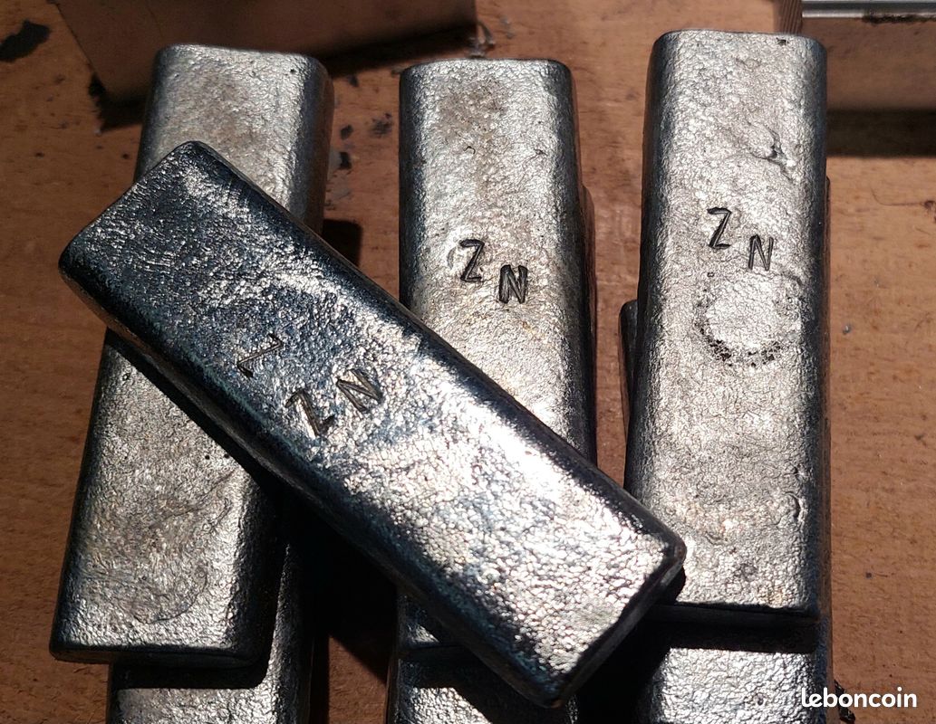 Lingot de ZINC pur (image 1)