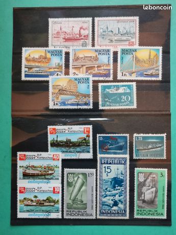Timbres bateaux - La Maison du Collectionneur Timbres bateaux - La Maison du Collectionneur