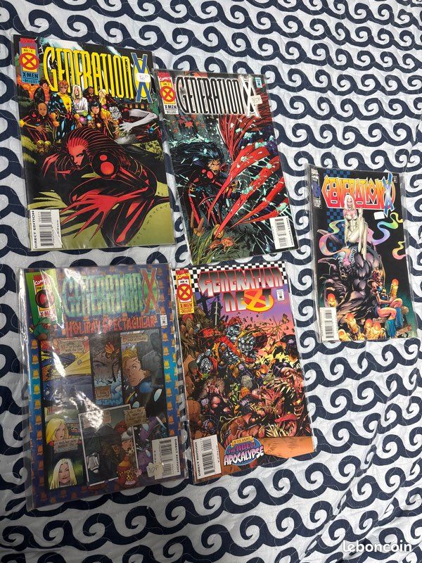 Lot 5 comics Marvel Generation X version US (image 1)
